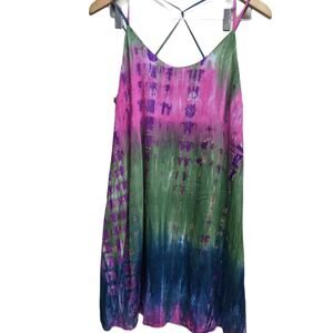 MY Omega.Wanshida multicolor shift dress size Lary